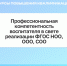 Курсы повышения квалификации: «Профессиональная компетентность воспитателя в свете реализации ФГОС НОО, ООО, СОО» - Котласский филиал СПГУВК
