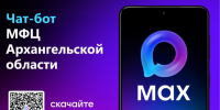 Присоединяйтесь к цифровым сервисам МФЦ Архангельской области в мессенджере МАХ!. - Котласский МО